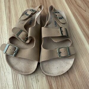 Old Navy Toddler Beige Buckle Sandals